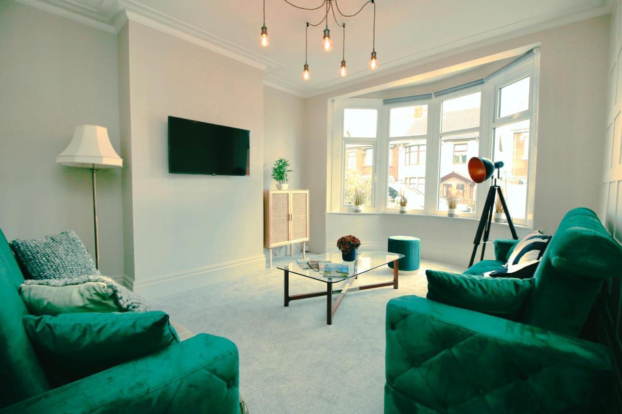 Xxhot Tubxx 4Bed Semi, Sleeps 8, 2 Bathrooms Blackpool Kültér fotó